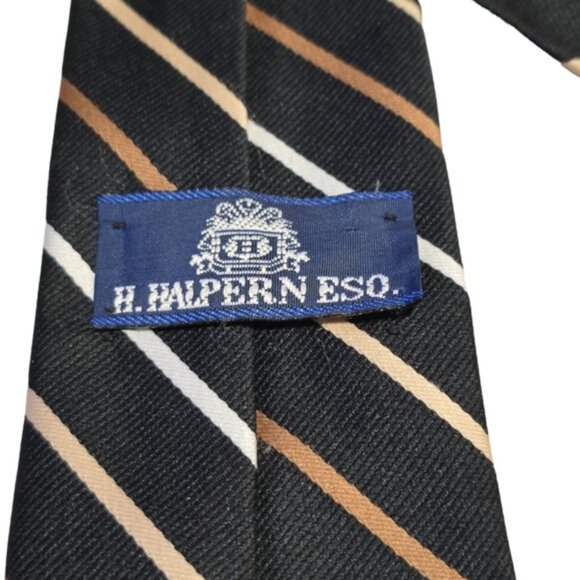 Vintage H. HALPERN ESO. Mens Necktie 100% Polyester - Picture 2 of 4